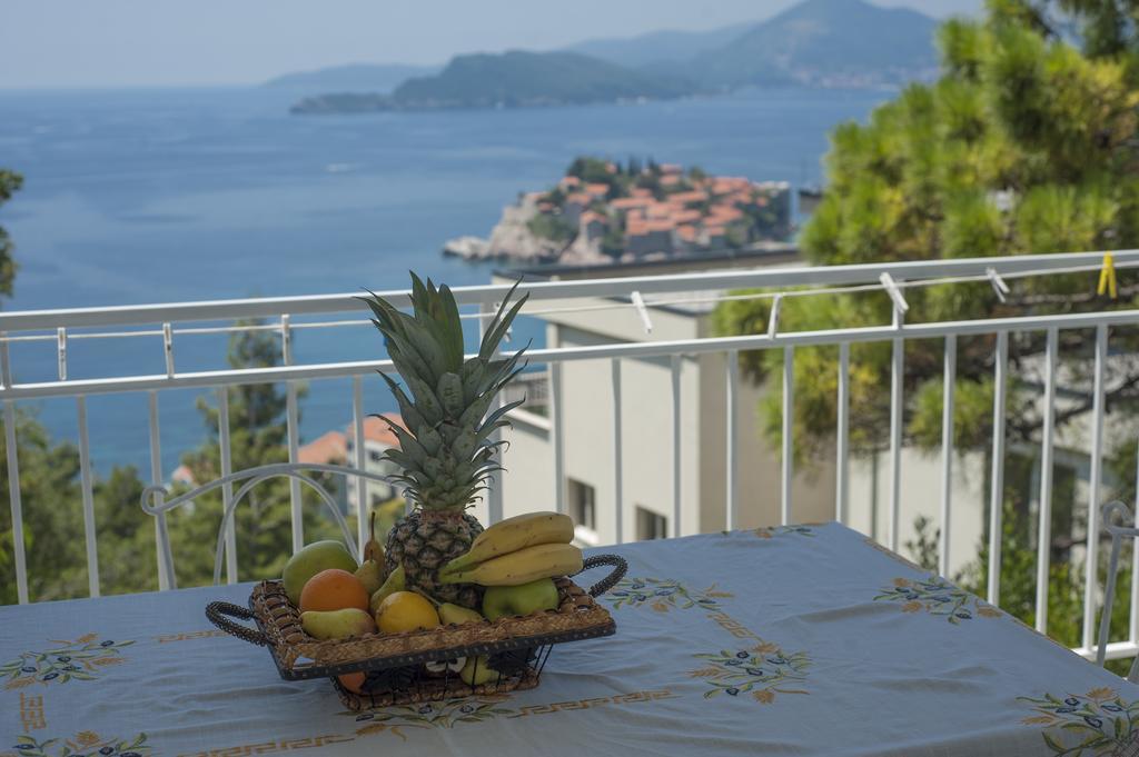 Apartments Peda Ilha Sveti Stefan Exterior foto